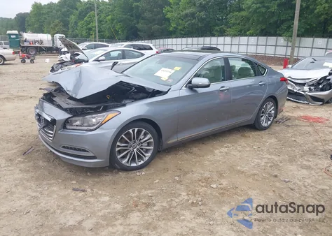 2015 Hyundai Genesis 3.8 z USA, uszkodzony, nr VIN KMHGN4JE2FU084191